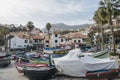 Port in Camara de Lobos Royalty Free Stock Photo