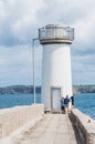 Port of Camaret-sur-mer with its boats, its lighthouse, in FinistÃÂ¨re in Brittany