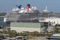 Cruise ships at the Port Canaveral, Florida USA Royalty Free Stock Photo