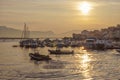 Port on Ciovo island, Croatia, sunrise time