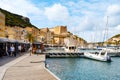 Port and citadel of Bonifacio, in Corsica, France