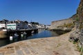 Port and citadel of Le Palais at Belle Ile in Fran