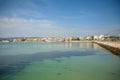 Port with cityview of Torre Canne, Fasano in south Italy