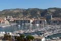 Marina of Toulon in the south of France