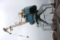 The port crane Royalty Free Stock Photo