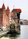 Port Crane, Gdansk Royalty Free Stock Photo