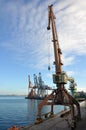 Port crane Royalty Free Stock Photo