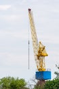 Port crane work Royalty Free Stock Photo