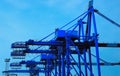 Port Cranes Royalty Free Stock Photo