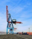 Port cranes