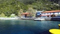 Port Dafni, Mount Athos, Greece Royalty Free Stock Photo