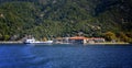 Port Dafni, Mount Athos, Greece. Royalty Free Stock Photo