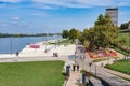 Port at Danube in Ruse, Bulgaria