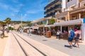 Port de Soller, a popular family resort of Mallorca. Spain Royalty Free Stock Photo