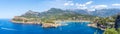 Panoramic view of Port de Soller, Mallorca