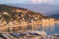 Port de Soller at sunset, Majorca Royalty Free Stock Photo