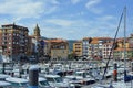 Bermeo marina located in Vizcaya-Basque Country Royalty Free Stock Photo