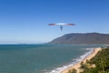 Hang glider at Trinity Bay lookout in Queensland, Australia Royalty Free Stock Photo