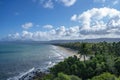 Port Douglas Four Mile Beach in Tropical North Queensland close to Daintree Rainforest National Park, Australia. Royalty Free Stock Photo