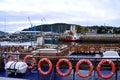 Port of El Ferrol, Galicia, Spain, October 7, 2019