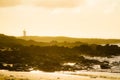 Port Fairy lighthouse sunrise with fog