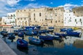 The port fo Monopoli in Italy