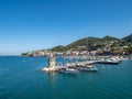 Port of Forio on Ischia in the gulf of Naples Royalty Free Stock Photo