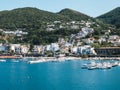 Port of Forio on Ischia in the Gulf of Naples Royalty Free Stock Photo