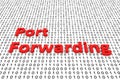 Port forwarding Royalty Free Stock Photo