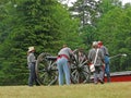 Confederate artillery Royalty Free Stock Photo