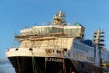 Port Glasgow, Scotland, UK, April 9th 2022, Ferguson Marine shipyard new Calmac ferry under construction