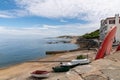 Port of Guethary - France Basque Coast Royalty Free Stock Photo