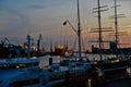 Port of Hamburg at night