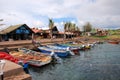 Easter Island, Port of Hanga Roa, Rapa Nui Royalty Free Stock Photo