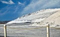 Port Headland salt in Western Australia Royalty Free Stock Photo