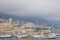 Port Hercule with yachts, Monaco