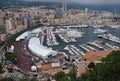 Port Hercule with yachts, Monaco