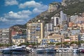 Port Hercules with luxury yachts and sailboats in Monaco Royalty Free Stock Photo