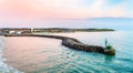 Port of Hirtshals at sunset - Denmark