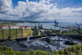 Port of Imbituba, southern Brazil, main transport is mineral coal