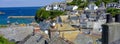 Rooftops of Port Isaac on the north coast of Cornwall, UK Royalty Free Stock Photo