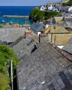 Rooftops of Port Isaac on the north coast of Cornwall, UK Royalty Free Stock Photo