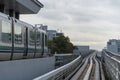 Port Island Line, Port Liner, urban automated guideway transit rail system in Kobe, Japan connecting Kobe airport to Sannomiya