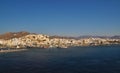 Port on the island of Naxos Royalty Free Stock Photo