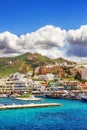 Port on the island of Naxos Royalty Free Stock Photo