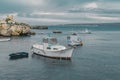 Port of the Island of Tabarca in Alicante. Spain Royalty Free Stock Photo