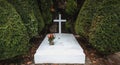 Philippe Petain Marechal de France in French written on the grave where he is buried Port Joinville, France