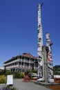 Port of Kalama Marine Park, Totem Pole Royalty Free Stock Photo