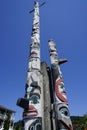 Port of Kalama Marine Park, Totem Pole Royalty Free Stock Photo