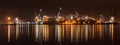 Port of La Spezia at night - Liguria Italy